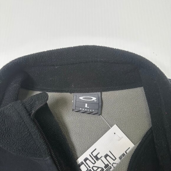 Vintage Oakley Full Zip Fleece Jacket L - Picture 5 of 6